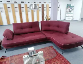 Divano angolare in Tessuto Max divani a prezzo ribassato