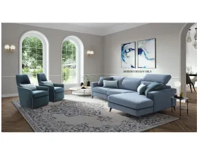Divano con penisola Christopher * Le comfort in Offerta Outlet