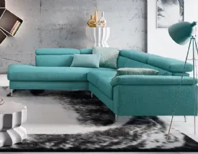 Divano con penisola Greta Cim italianstyle con forte sconto