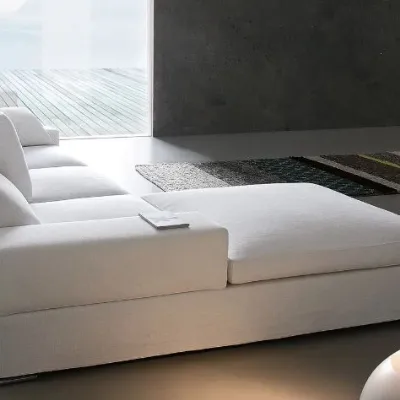 Divano con penisola Ocean Fabbri salotti OFFERTA OUTLET