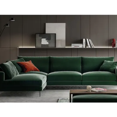 Divano con penisola Silver * Biba salotti in Offerta Outlet