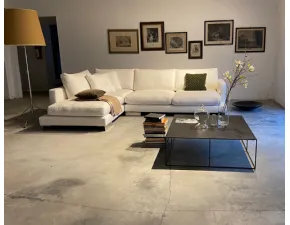 Divano con penisola Simposio divano ad angolo con chaise longue Dhome a PREZZO OUTLET