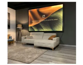 Divano con penisola Tiffany Egoitaliano a PREZZO OUTLET scontato del 28%