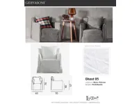 Divano design tessuto Ghost divano e poltrone gervasoni   di Gervasoni con sconto del - 28%
