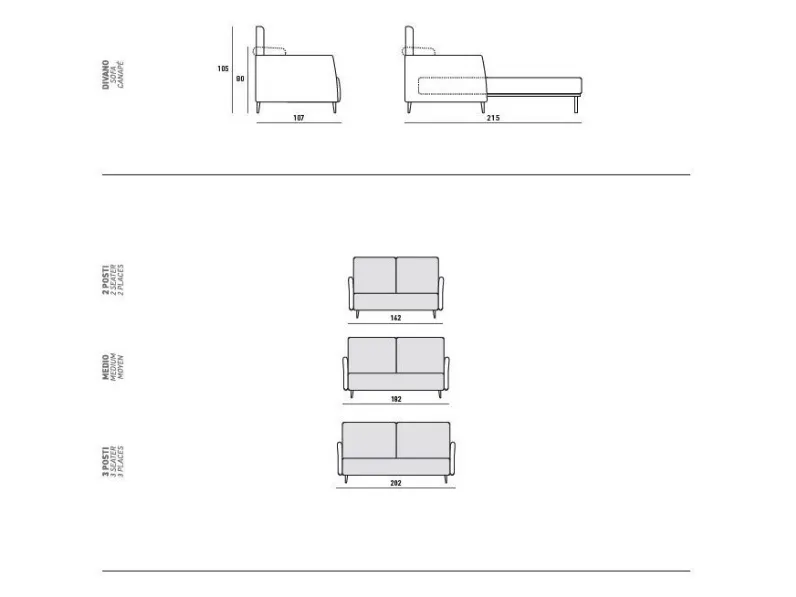 Divano letto Tolouse Md work: SCONTO ESCLUSIVO