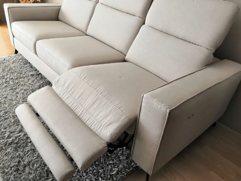 Divano relax 3 posti  con relax elettrico Lecomfort PREZZI OUTLET