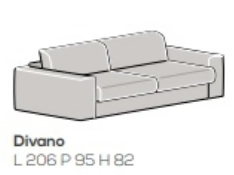 Divano relax So104 Artigianale OFFERTA OUTLET