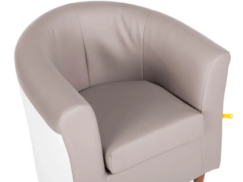 Poltroncina Poltroncina ecoplelle spessorata  Md work OFFERTA OUTLET