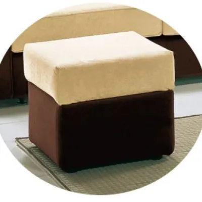 Pouf in tessuto Pouf contenitore  a marchio Artigianale a prezzo scontato