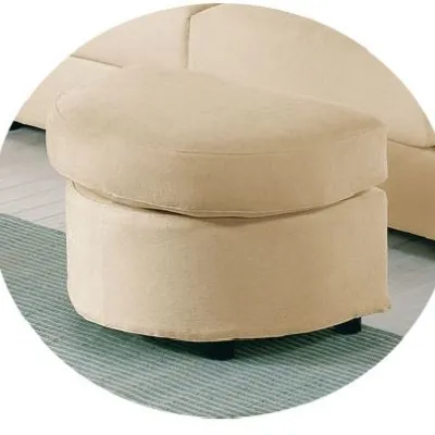 Pouf moderno modello Pouf mezza penisola Artigianale in Offerta Outlet