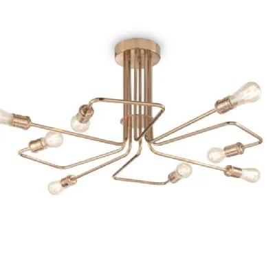 Lampada a sospensione stile Moderno Triumph lampadario, stile industriale Ideal lux scontato