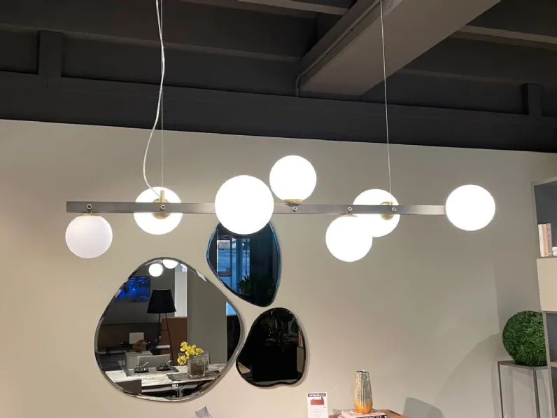 Lampada a sospensione in metallo Planeta Cattelan italia a prezzo Outlet