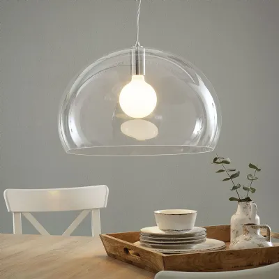 Lampada a sospensione Kartell Small fly Trasparente con forte sconto
