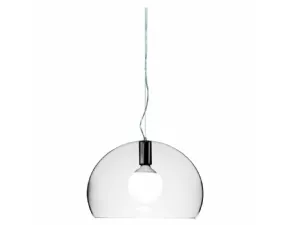 Lampada a sospensione in plastica Small fly Kartell in Offerta Outlet