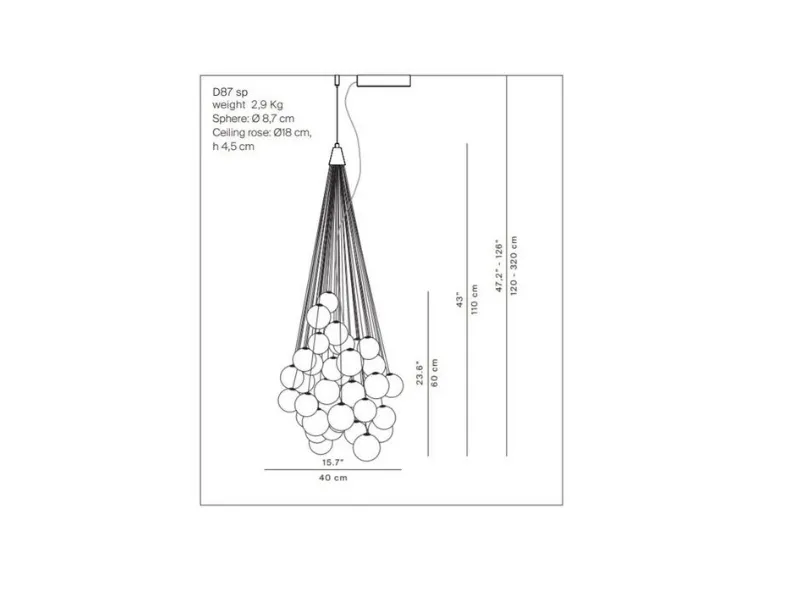 Lampada Stochastic Luceplan a prezzo Outlet! Rinnova l'arredo!