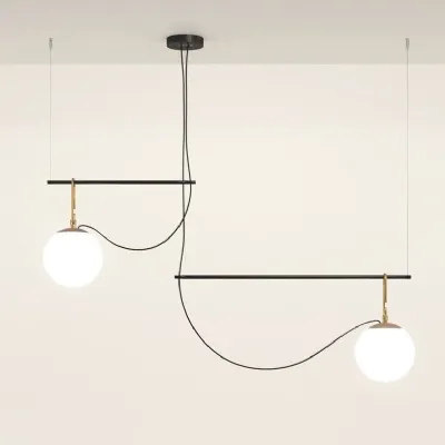 Lampada a sospensione Nh s3 2 arms Artemide in Offerta Outlet 