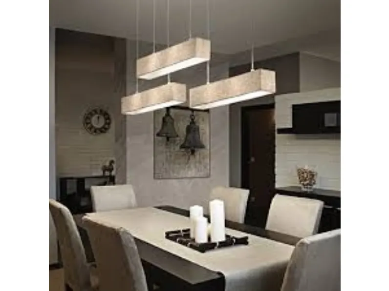 Lampada a sospensione stile Design Ekos sp6 square Ideal lux in offerta