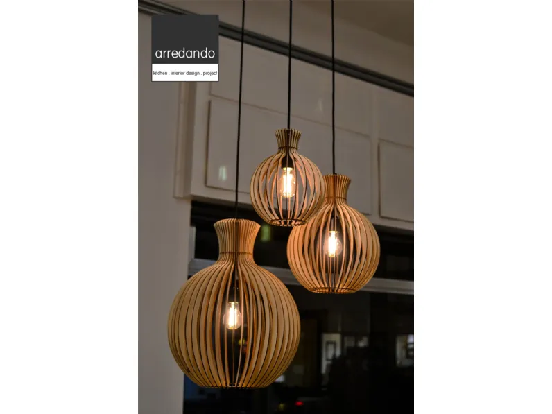 Lampada a sospensione stile Design Laser Artigianale in offerta outlet