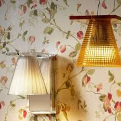 Lampada a sospensione stile Design Light air sospensione sculturata ambra Kartell a prezzi convenienti