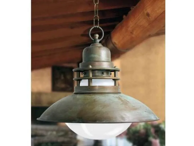 Lampada a sospensione in altro Serie vanua  moretti luce Artigianale a prezzo Outlet