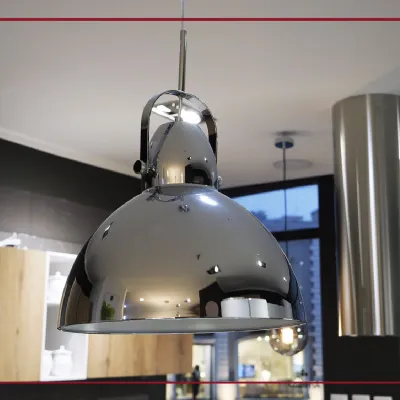 Lampada a sospensione Stones Kande Argento a prezzi outlet