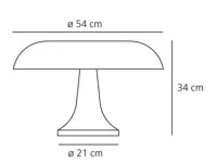 Lampada da tavolo Nesso  lampada da tavolo  Artemide a prezzo scontato 