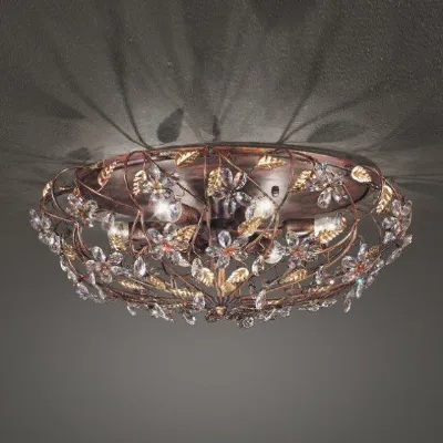 Lampada da soffitto Collezione esclusiva 6681/pl6  ditta mm lampadari made in italy Altri colori con forte sconto