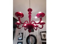 Lampada da soffitto Artigianale Venezia rosso stile Classica con forte sconto