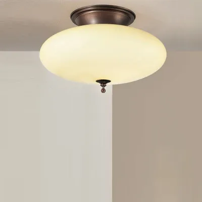 Lampada da soffitto in vetro 7100/pl48. Collezione esclusiva Lam. Prezzo Outlet! Massimo 75 cm.