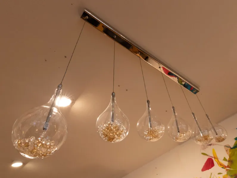 Lampada da soffitto stile Design Lampadario con gocce regolabile  Artigianale con forte sconto