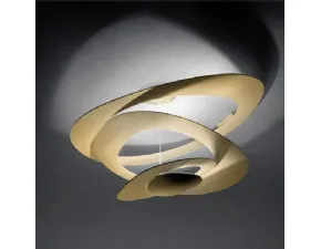 Lampada da soffitto stile Moderno Pirce oro  plafoniera led 44w artemide Collezione esclusiva a prezzi convenienti