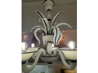 Lampada da soffitto Venezia bianco e nero Artigianale in Offerta Outlet