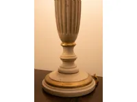 Lampada da tavolo Artigianale Lampada artigianale stile fiorentino Bianco a prezzi outlet