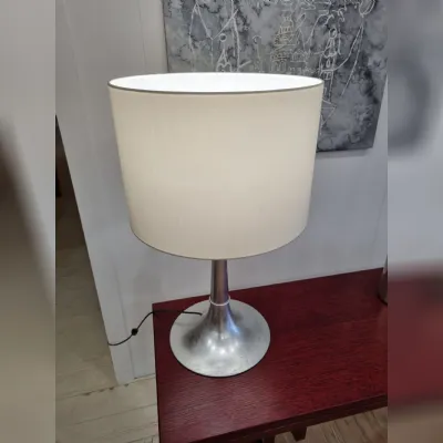 Lampada da tavolo Artigianale Lampada in tessuto  Bianco a prezzi convenienti