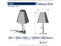 Lampada da tavolo Fontana arte con SCONTO 23%