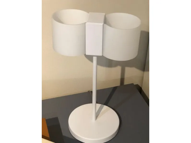 Lampada da tavolo Fontana arte Duet Bianco in offerta
