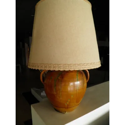 Lampada da tavolo Artigianale Orcio stile Rustico in offerta