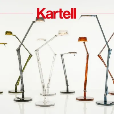 Lampada da tavolo stile Design Aledin dec ambra Kartell in offerta