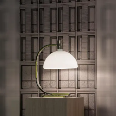 Lampada Nemo As1c tavolo cromo nero: design moderno per architetti.