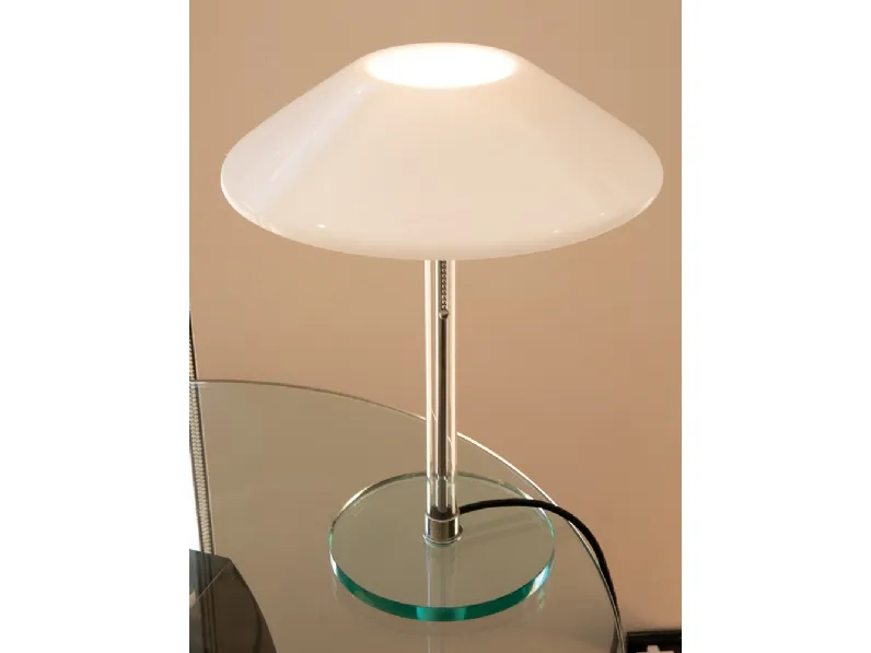 Lampada da tavolo in vetro Lampada w.wagenfeld collezione museum Alivar a prezzo scontato