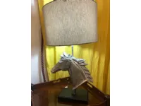 Lampada da tavolo stile Moderno Lampada horse Dialma brown in offerta outlet