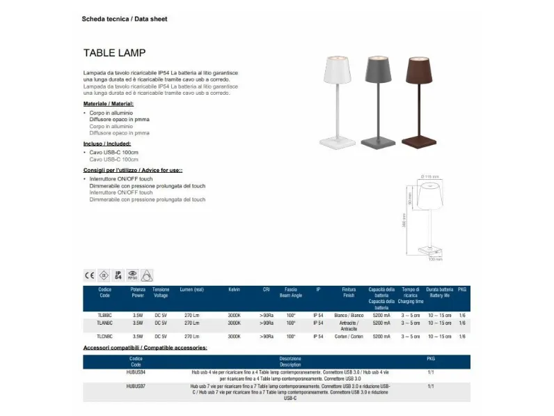 Lampada da tavolo Table lamp Lamp2 con un ribasso esclusivo