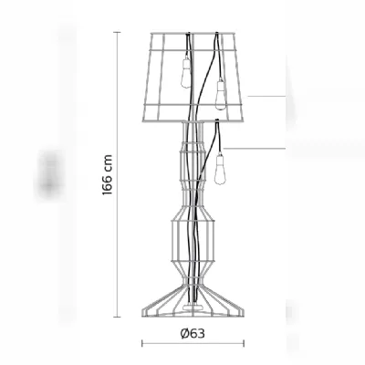 Lampada da terra Karman Sisma stile Moderno in offerta