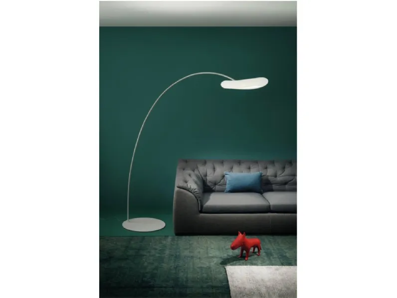 Lampada da terra Linea light Me magoo Bianco a prezzi outlet