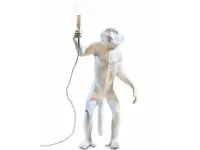 Lampada da terra Seletti Monkey lamp standing Bianco in offerta