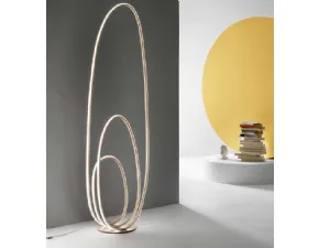 Lampada da terra stile Design Pt golden  Ondaluce a prezzi outlet