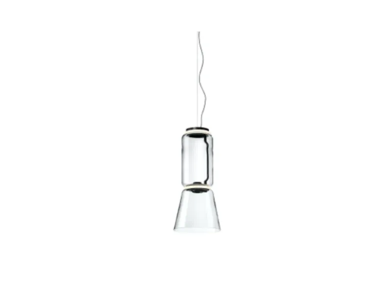 Lampada Noctambule suspension 1 low cylinder and cone Flos in OFFERTA OUTLET