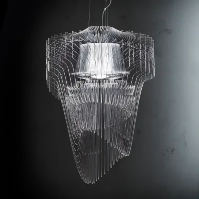 Lampada Aria s sospesnione trasparente.led 35w Slamp in OFFERTA OUTLET