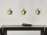 Lampada Studio italia design Lampada a sospensione in vetro soffiato oro lodes a PREZZI OUTLET