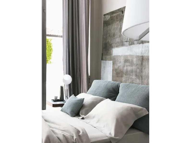 LETTO Nathalie Flou in OFFERTA OUTLET - 0%
